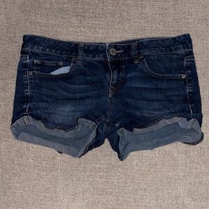 Express Indigo Jean Shorts
